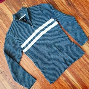 Men's Paraphrase medium gray pullover sweater